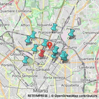 Mappa Via Antonio Ghislanzoni, 20125 Milano MI, Italia (1.50375)