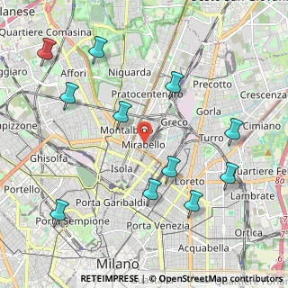 Mappa Via Antonio Ghislanzoni, 20125 Milano MI, Italia (2.39727)