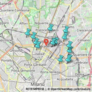 Mappa Via Antonio Ghislanzoni, 20125 Milano MI, Italia (1.58333)