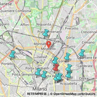 Mappa Via Antonio Ghislanzoni, 20125 Milano MI, Italia (2.64385)