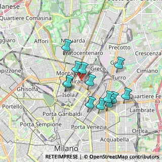Mappa Via Antonio Ghislanzoni, 20125 Milano MI, Italia (1.47154)