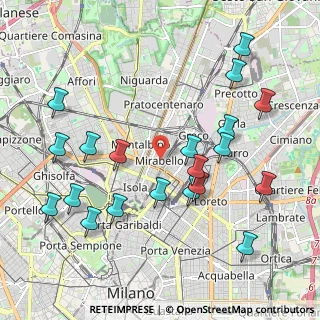 Mappa Via Antonio Ghislanzoni, 20125 Milano MI, Italia (2.266)