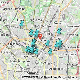 Mappa Via Antonio Ghislanzoni, 20125 Milano MI, Italia (1.65176)