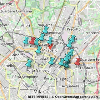 Mappa Via Antonio Ghislanzoni, 20125 Milano MI, Italia (1.70789)