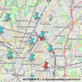 Mappa V.le Monza, 20127 Milano MI, Italia (2.88273)