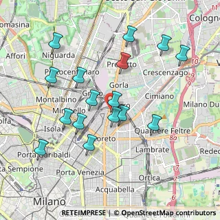 Mappa Via Turro, 20127 Milano MI, Italia (1.91)