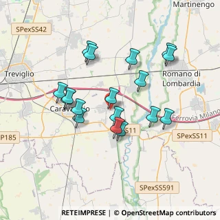 Mappa Via San Pietro, 24040 Fornovo San Giovanni BG, Italia (3.31882)