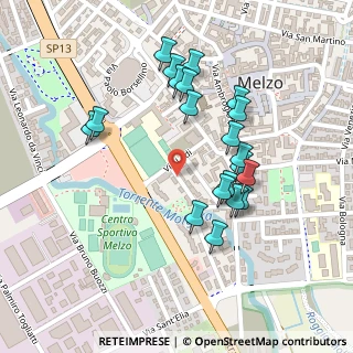 Mappa Via Lodi, 20066 Melzo MI, Italia (0.221)