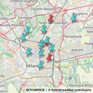 Mappa Via Privata Luigi Cibrario, 20127 Milano MI, Italia (3.2325)