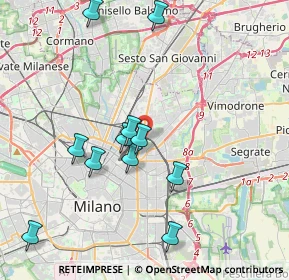 Mappa Via Bolzano, 20127 Milano MI, Italia (3.99182)