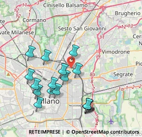 Mappa Via Bolzano, 20127 Milano MI, Italia (3.94176)