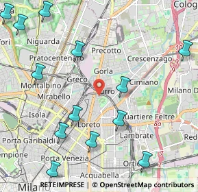 Mappa Via Bolzano, 20127 Milano MI, Italia (2.76769)
