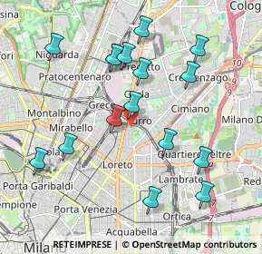 Mappa Via Privata Luigi Cibrario, 20127 Milano MI, Italia (2.01188)