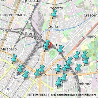 Mappa Via Privata Luigi Cibrario, 20127 Milano MI, Italia (1.3015)