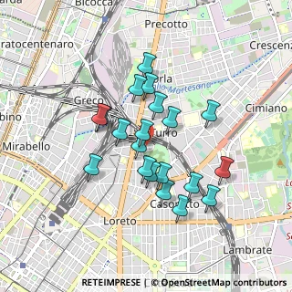Mappa Via Bolzano, 20127 Milano MI, Italia (0.74)