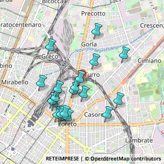 Mappa Via Bolzano, 20127 Milano MI, Italia (0.9535)