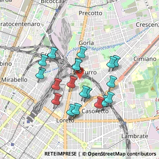 Mappa Via Bolzano, 20127 Milano MI, Italia (0.828)