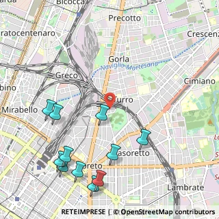 Mappa Via Privata Luigi Cibrario, 20127 Milano MI, Italia (1.33)