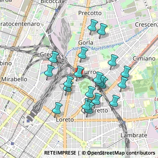 Mappa Via Bolzano, 20127 Milano MI, Italia (0.848)