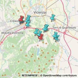 Mappa Via Alessandro Rossi, 36057 Arcugnano VI, Italia (3.245)