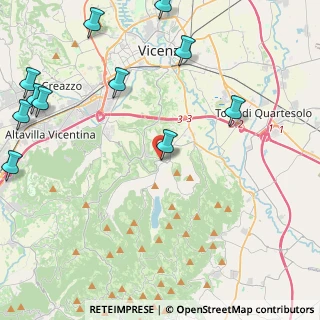Mappa Via Alessandro Rossi, 36057 Arcugnano VI, Italia (6.05091)