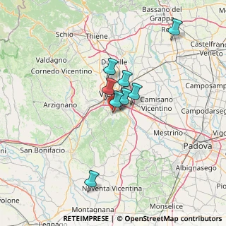 Mappa Via Alessandro Rossi, 36057 Arcugnano VI, Italia (35.29727)