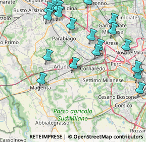 Mappa Via Amerigo Vespucci, 20018 Sedriano MI, Italia (10.06)