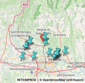 Mappa Via Camarele, 37024 Negrar di Valpolicella VR, Italia (6.76813)