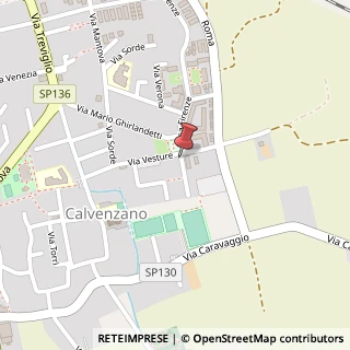 Mappa Via Carlo Bonacina, 2, 24040 Calvenzano, Bergamo (Lombardia)