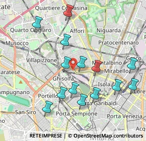Mappa Piazzale Costantino Nigra, 20158 Milano MI, Italia (2.005)
