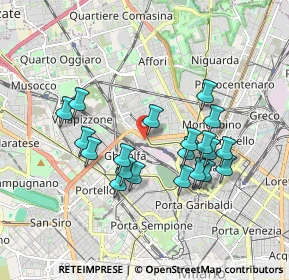 Mappa Piazzale Costantino Nigra, 20158 Milano MI, Italia (1.661)