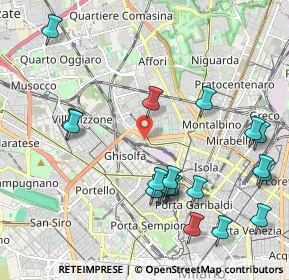 Mappa Piazzale Costantino Nigra, 20158 Milano MI, Italia (2.39053)