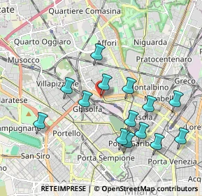 Mappa Piazzale Costantino Nigra, 20158 Milano MI, Italia (1.93)