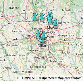 Mappa Piazzale Costantino Nigra, 20158 Milano MI, Italia (13.93917)