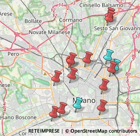 Mappa Via Nicostrato Castellini, 20158 Milano MI, Italia (4.25214)