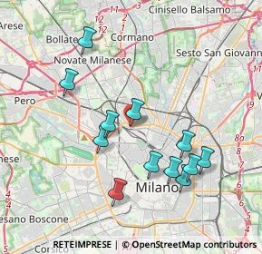 Mappa Piazzale Costantino Nigra, 20158 Milano MI, Italia (3.6725)