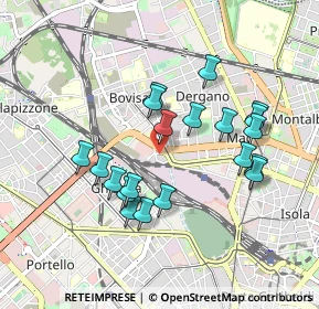 Mappa Piazzale Costantino Nigra, 20158 Milano MI, Italia (0.845)
