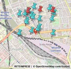 Mappa Via Nicostrato Castellini, 20158 Milano MI, Italia (0.4665)