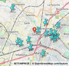 Mappa Via Pirano, 30174 Campolongo Maggiore VE, Italia (2.08188)