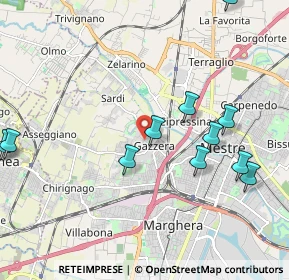 Mappa Via Pirano, 30174 Campolongo Maggiore VE, Italia (2.31545)