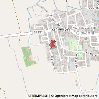 Mappa Via brusocchi 5, 24040 Fornovo San Giovanni, Bergamo (Lombardia)