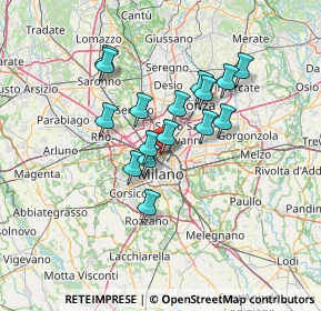 Mappa Via Paolo Bassi, 20159 Milano MI, Italia (10.73125)