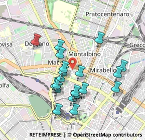 Mappa Via Paolo Bassi, 20159 Milano MI, Italia (0.8595)