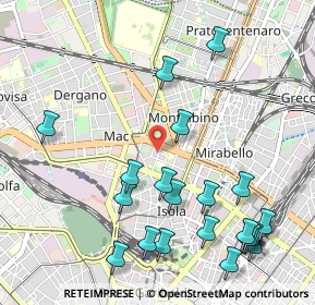 Mappa Via Paolo Bassi, 20159 Milano MI, Italia (1.2275)