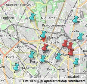 Mappa Via Paolo Bassi, 20159 Milano MI, Italia (2.22714)