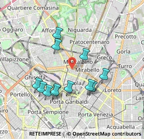 Mappa Via Paolo Bassi, 20159 Milano MI, Italia (1.74083)