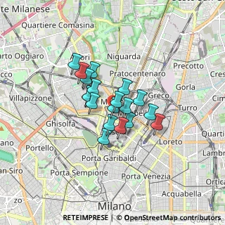 Mappa Via Paolo Bassi, 20159 Milano MI, Italia (1.0985)