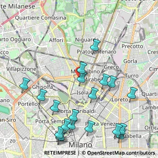 Mappa Via Paolo Bassi, 20159 Milano MI, Italia (2.634)