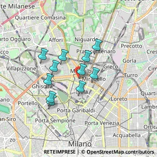 Mappa Via Paolo Bassi, 20159 Milano MI, Italia (1.41182)