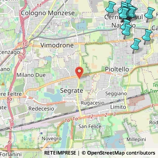 Mappa Via Rodolfo Morandi, 20054 Segrate MI, Italia (3.89533)